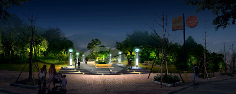 公園景觀照明設計效果（guǒ）圖
