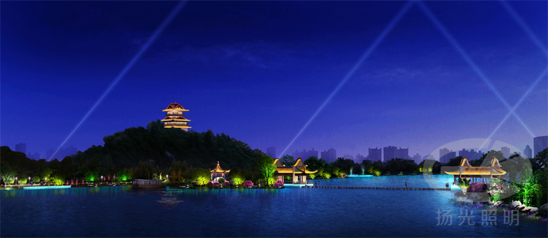 园林户（hù）外景观照明效果图