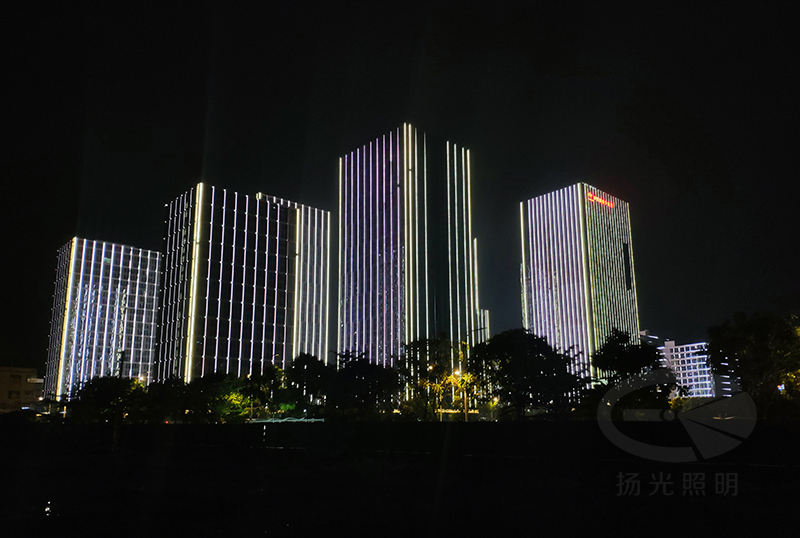 中国铁建南方总部商业综合体灯光工程实景（jǐng）图