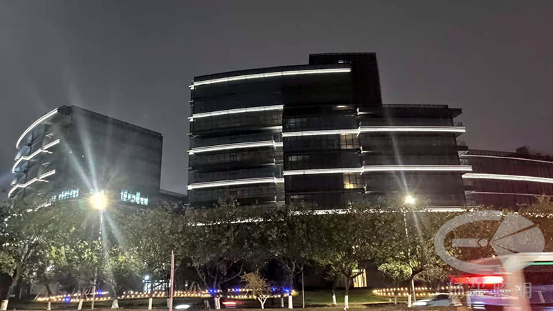 東莞中集智穀產業園景觀照明工程夜（yè）景圖