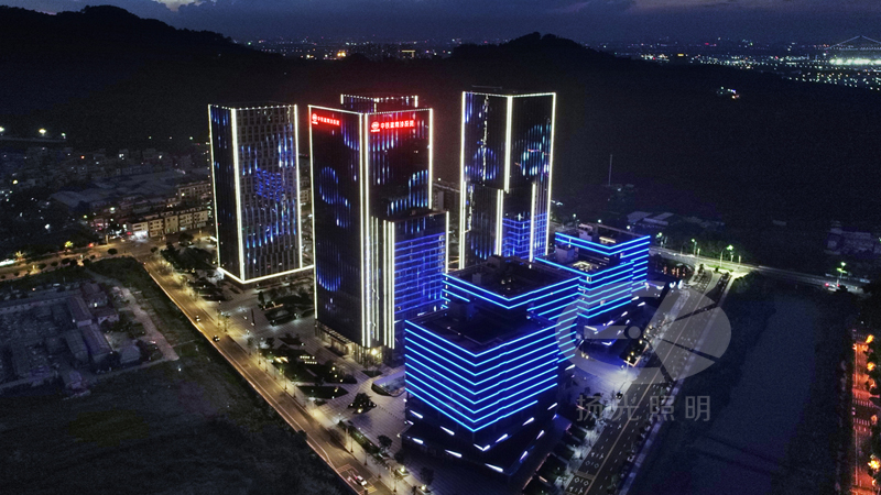 写（xiě）字楼泛光照明夜（yè）景图