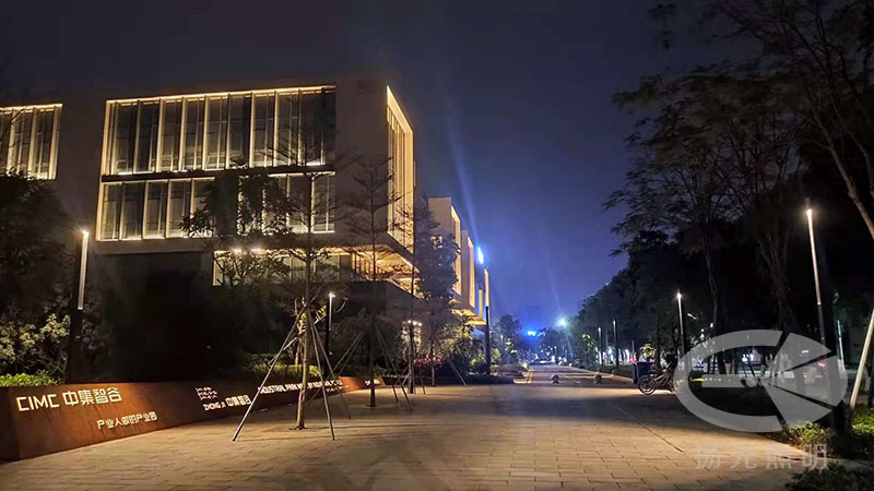 创意园夜景照（zhào）明（míng）工程实景图