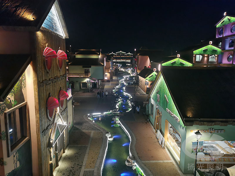 旅遊（yóu）城鎮景觀照明實拍圖（tú）