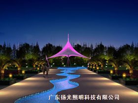 湖北银泉景观照明