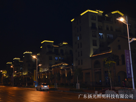 陽江馬（mǎ）德裏夜景照明工程實拍