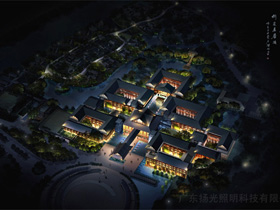 云浮禅泉酒店夜景照明设计