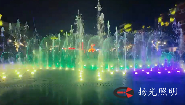 中国举重博物（wù）馆广场灯光秀