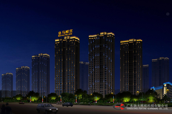 聯華國（guó）際：東（dōng）莞皇馬酈宮夜景照明