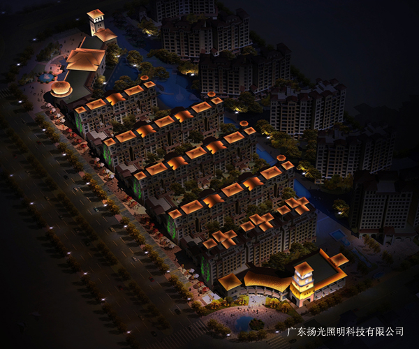 陽江利騰地產：陽光馬德裏亮化工程