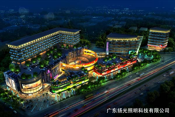 佛山寶盈（yíng）國際廣（guǎng）場景觀照明工程