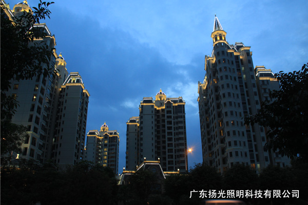 廣州香檳公（gōng）寓燈光工程現場實拍