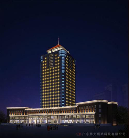 英德海（hǎi）螺（luó）国际酒店夜景照明工程