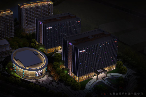 東莞搜於特辦公大樓夜（yè）景照明設計