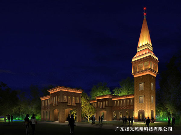 东莞保利山顶教堂（táng）灯光工程