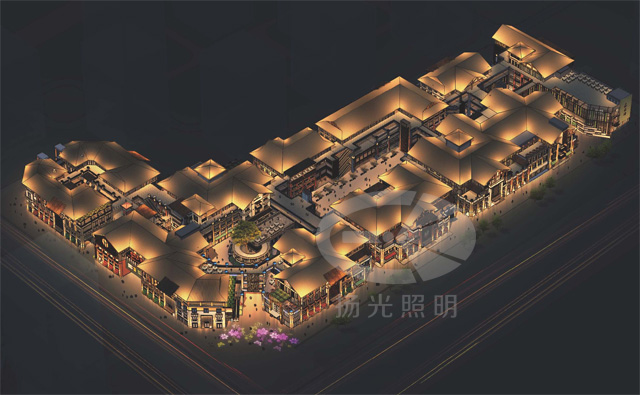 雲南昆（kūn）明風情商業街照明設計