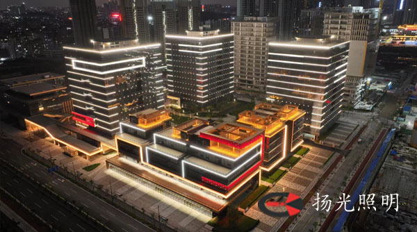 白雲（yún）湖濱未來科技產業園亮化（huà）工程設計（jì）施工